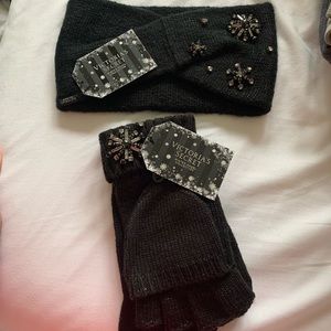 Head band and convertible gloves set *Never Worn*